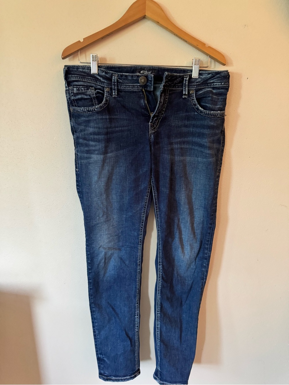 Silver Jeans Sam Boyfriend Mid-Rise Size W30/L29 Women's Jeans